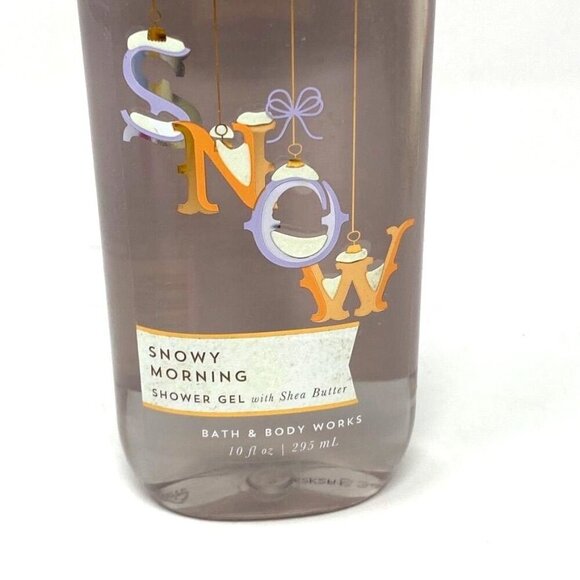 Bath & Body Works Snowy Morning Shower Gel & Body Lotion Shea Butter Set - Picture 3 of 7